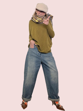 SOUVENIR - JEANS Boyfriend Denim Vibe C38S00030/ JEANS SOUVENIR 