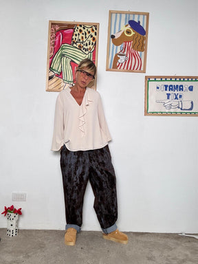 DEJA VU - Pantalone damascato A25AP214/ DAMASCATO DEJA VU 