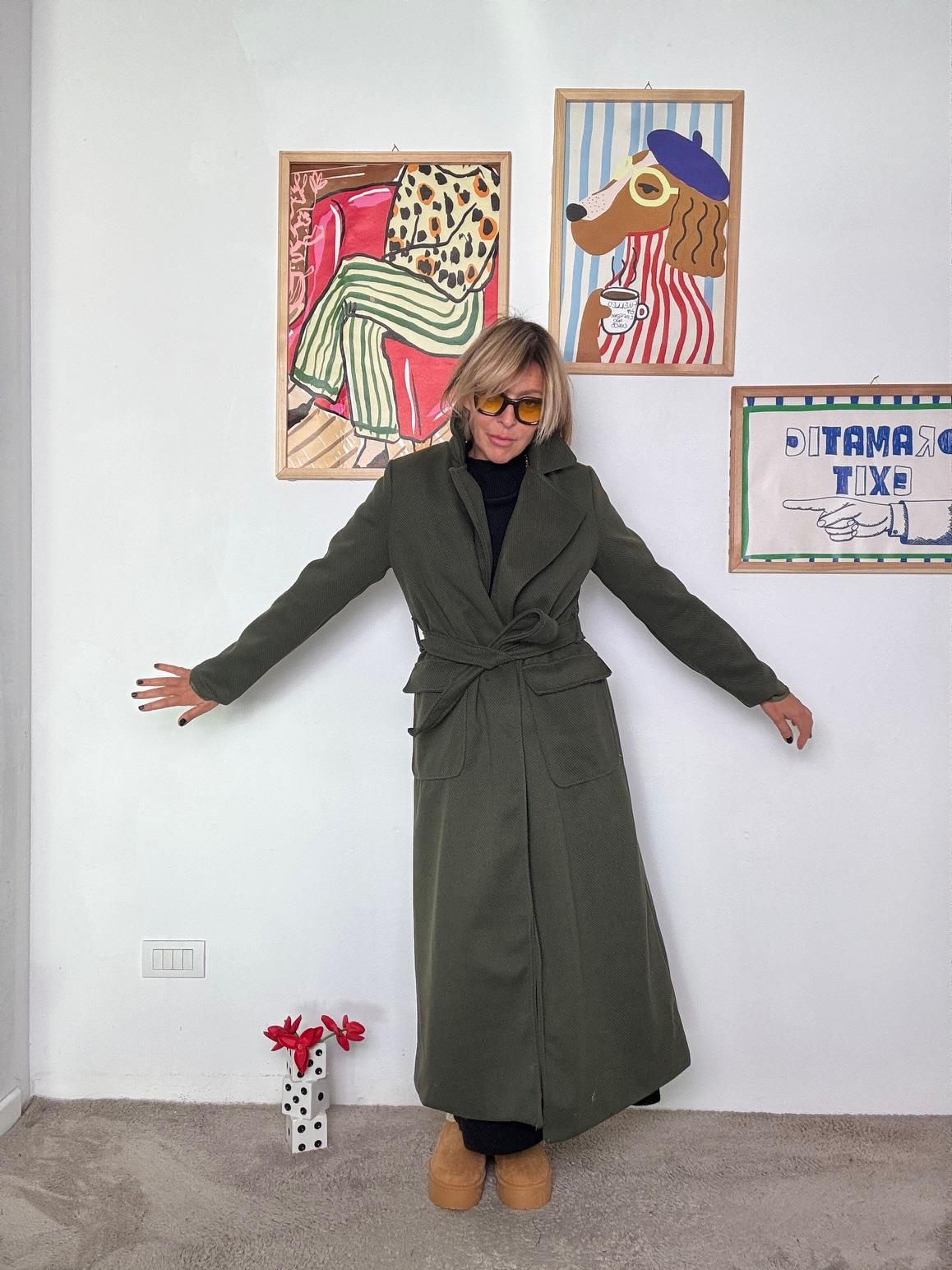 FEMALE -  CAPPOTTO ICONA VERDE ICONA/ VERDE FEMALE 