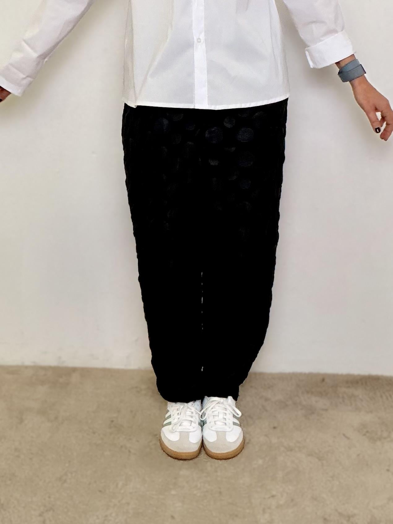 FEMALE - Pantalone  Bubble 6569/ NERO FEMALE 