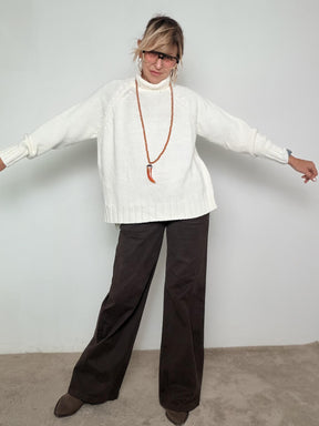 FEMALE - Maglia Cozy Chic 5519/ PANNA FEMALE 