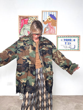 SOUVENIR - Giubbotto Army Glam S38M0879/ MIMETICO SOUVENIR 