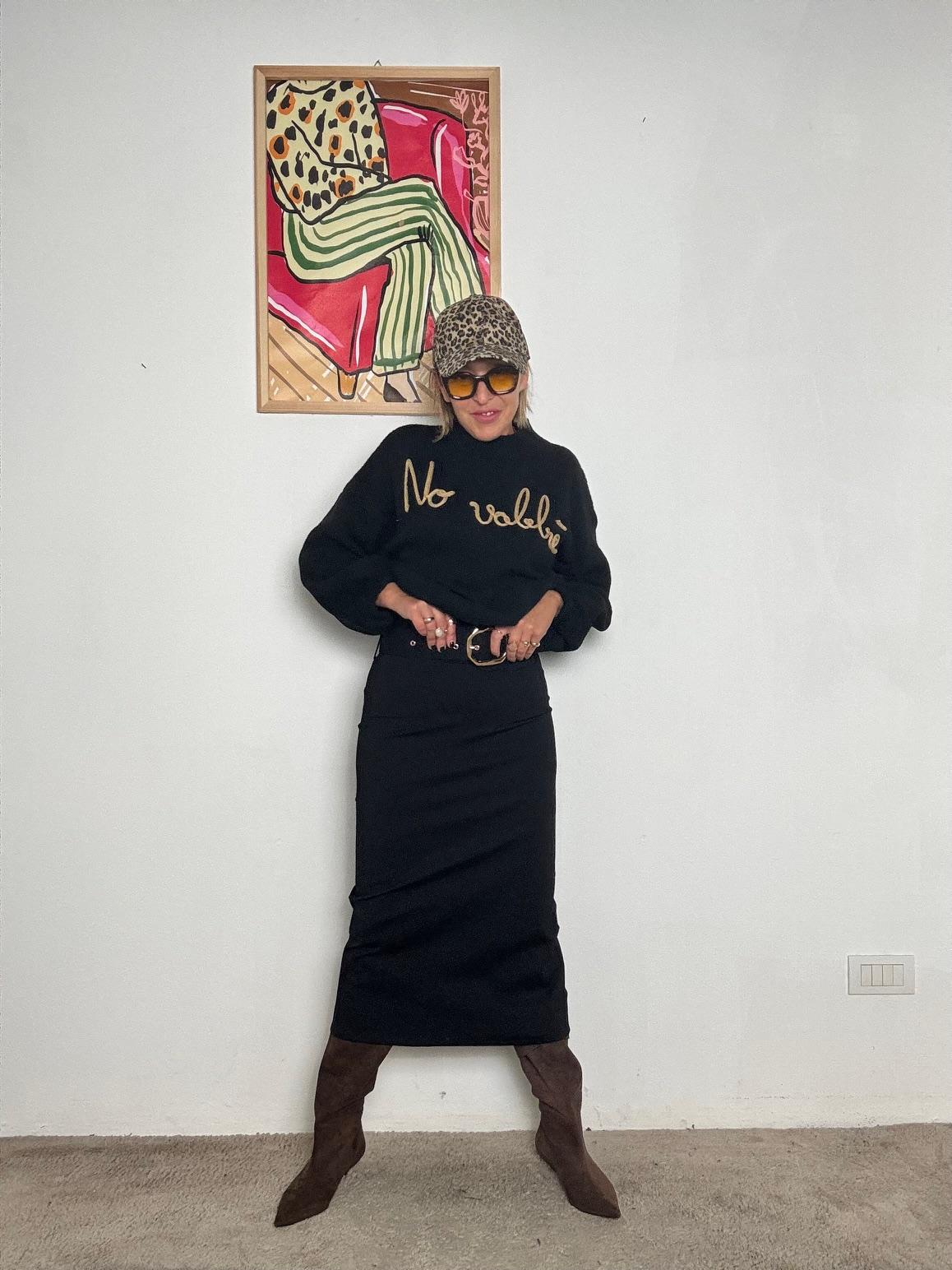 FEMALE - Gonna Audrey FL1978LMB/ NERO FEMALE 