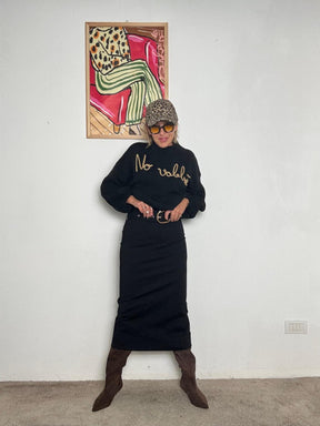 FEMALE - Gonna Audrey FL1978LMB/ NERO FEMALE 