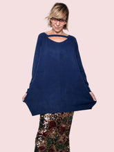 SUSY STAR -Maglia Cut-Out Glam BLU STM92040/ BLU SUSY STAR 