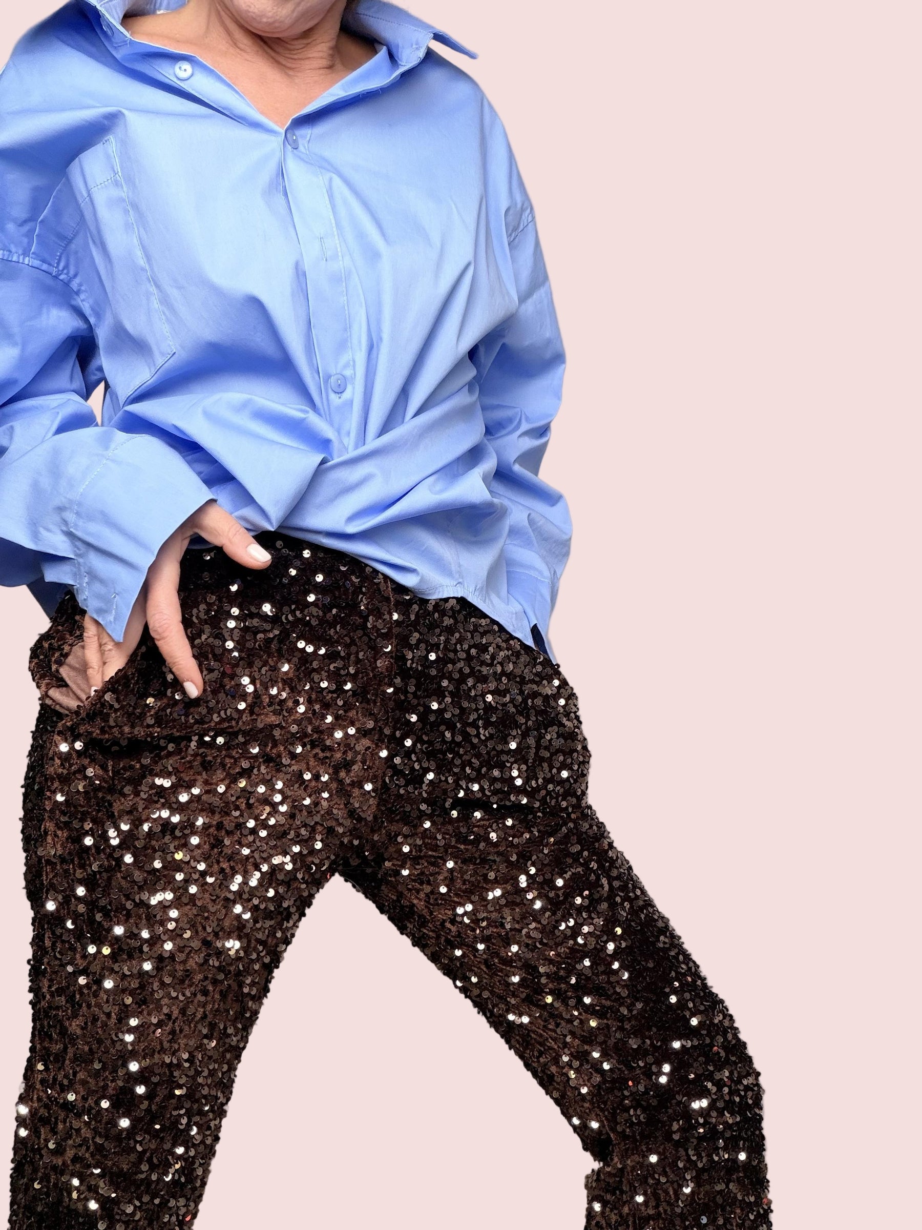 FEMALE - Pantalone Disco Mood 60070/ NERO FEMALE 