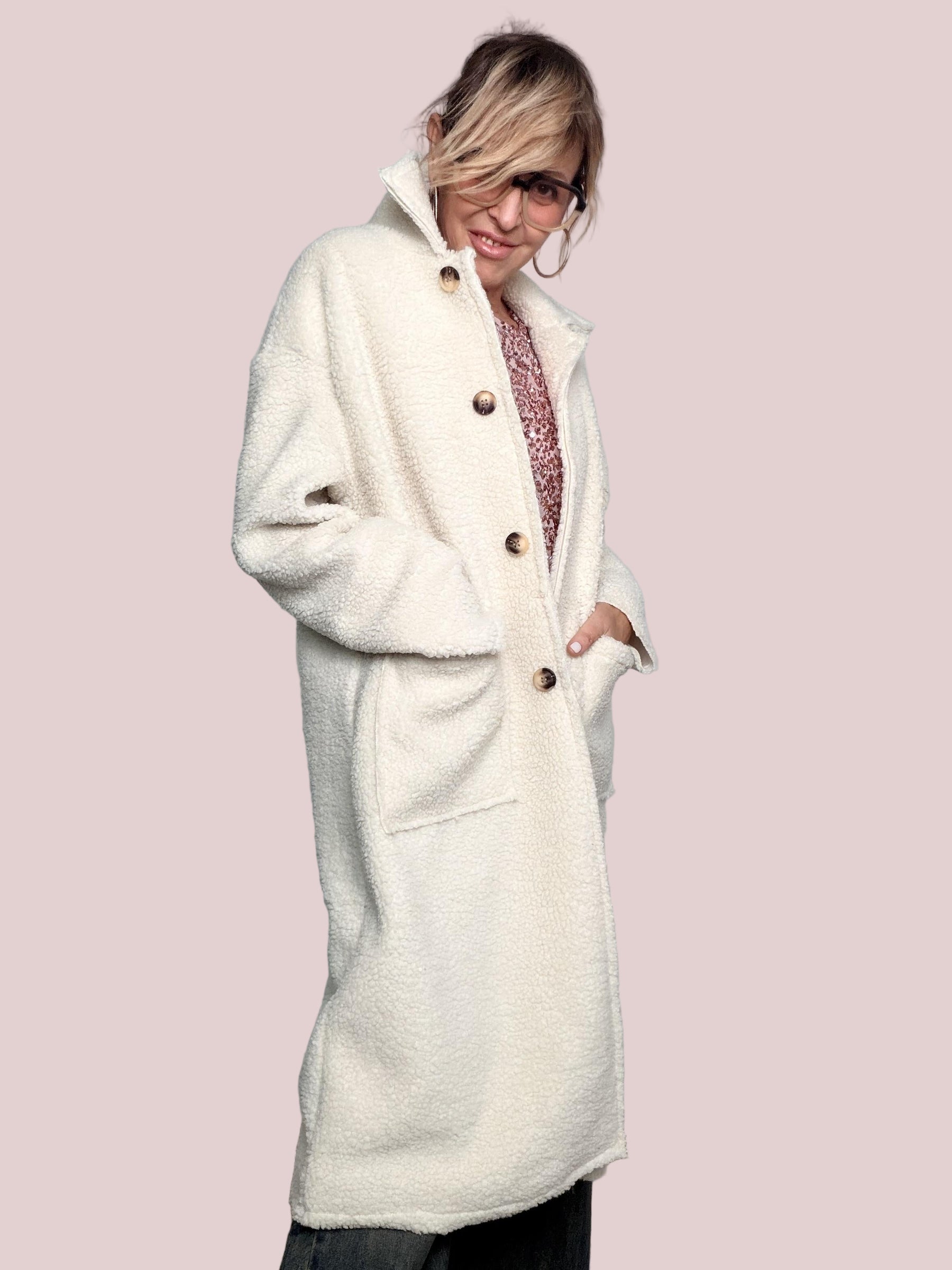 FEMALE -Teddy Soft Hug cammello C23919/ panna FEMALE 