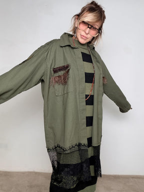 FEMALE - Giacca Safari Glam Vintage U7F/ MILITARE FEMALE 