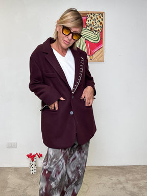 SUSY STAR -  GIACCA  Stitch Vibe STSP116A/ VINO SUSY STAR 