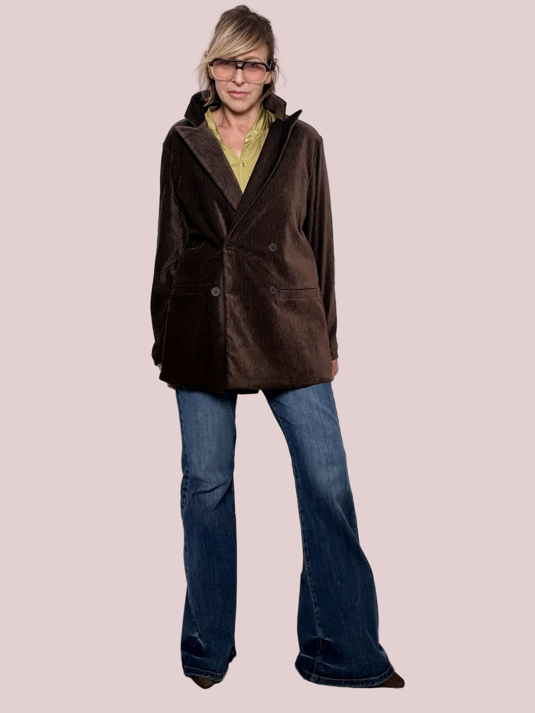 DEJA VU - Giacca Velvet Chic  la morbidezza elegante che veste sempre bene