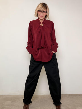 SUSY STAR - Camicia con Nodo Frontale VINO STLS1037/ VINO SUSY STAR 