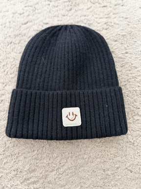 SUSY MIX - : Cappello Beanie Smile in Maglia HAT0914/ NERO SUSY MIX 