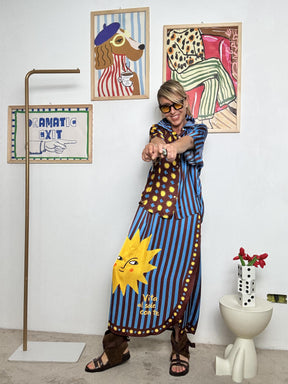 FEMALE -  Camicia Vita al Sole con Te  Energia, Colore e un Pizzico di Ironia! C11838/ FANTA MORO FEMALE 