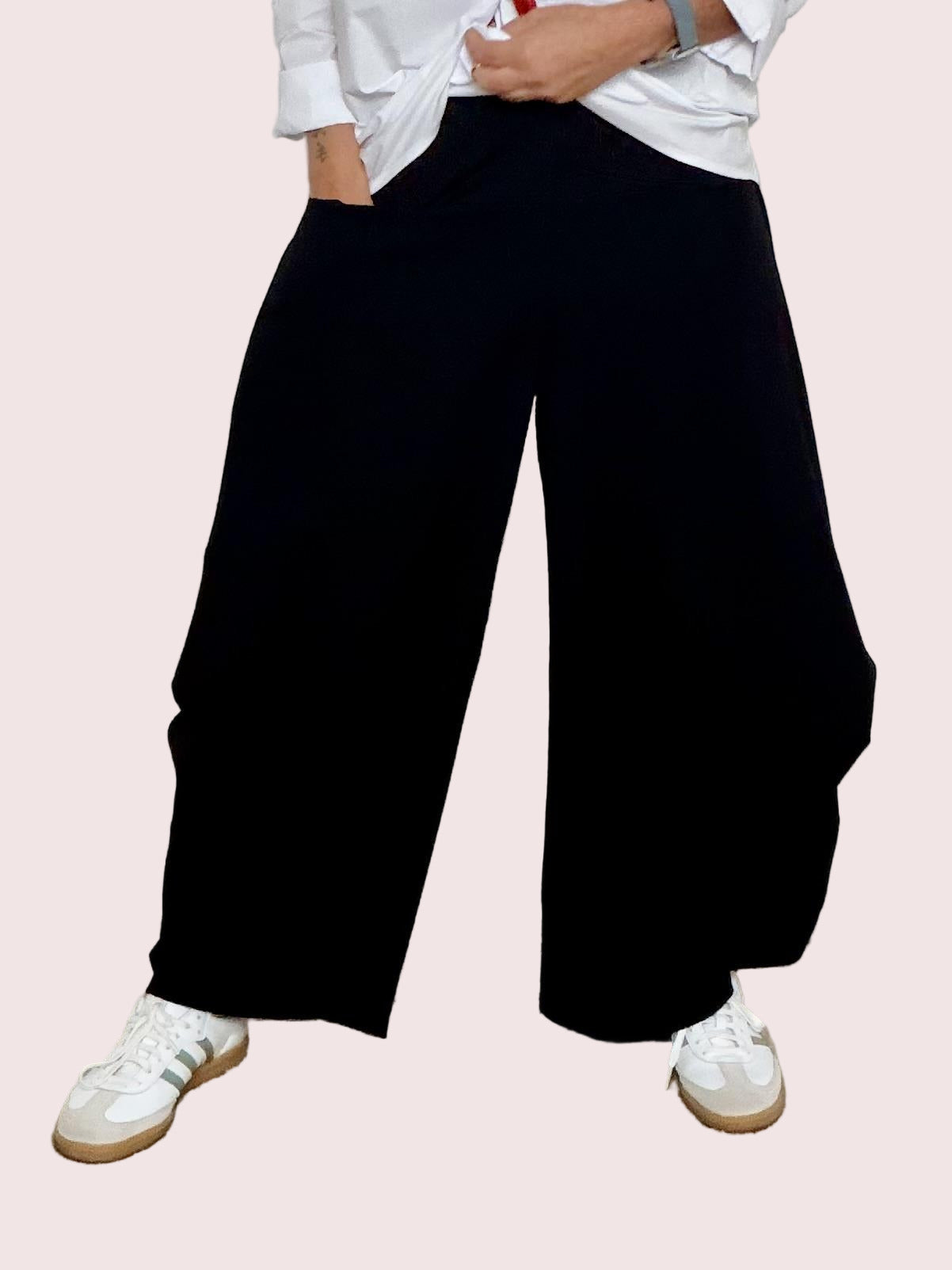 FEMALE - Pantalone Easy Flow 6550/ NERO FEMALE 