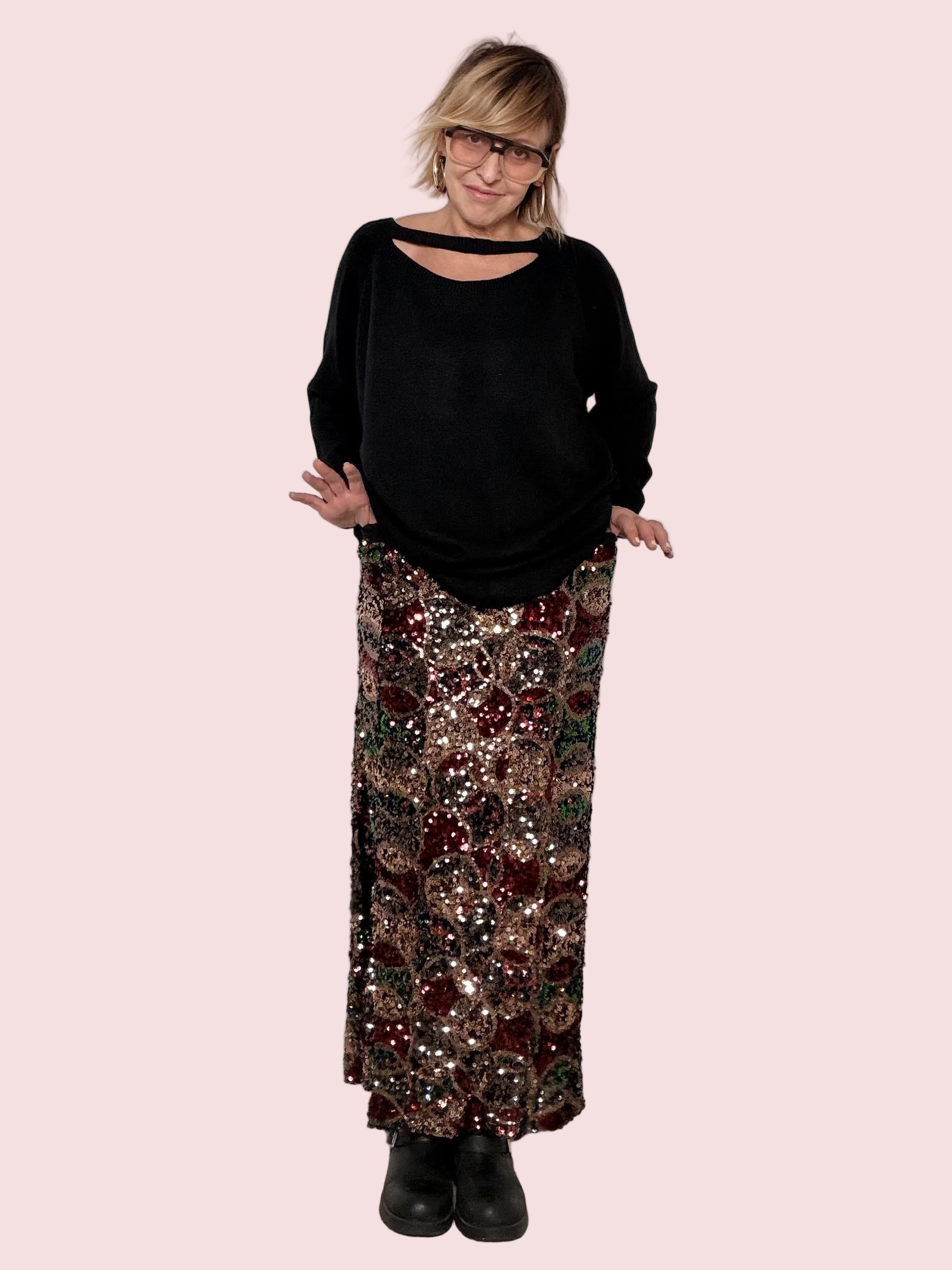 SUSY STAR - Gonna Paillettes Party Mood STSS230814/ MULTICOLOR SUSY STAR 