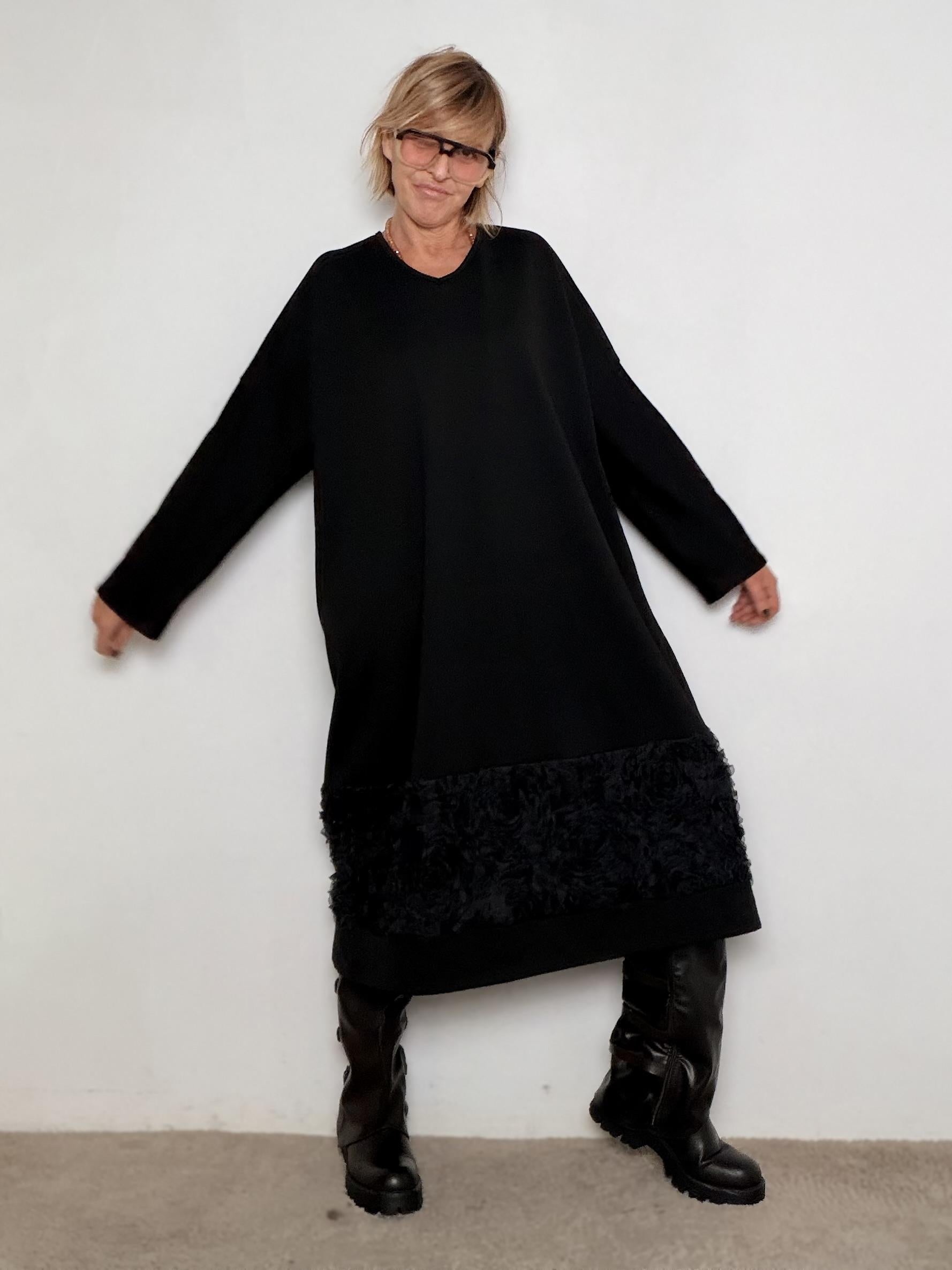 FEMALE - Abito Petal Bow NERO HP9276KQCLM/ NERO FEMALE 