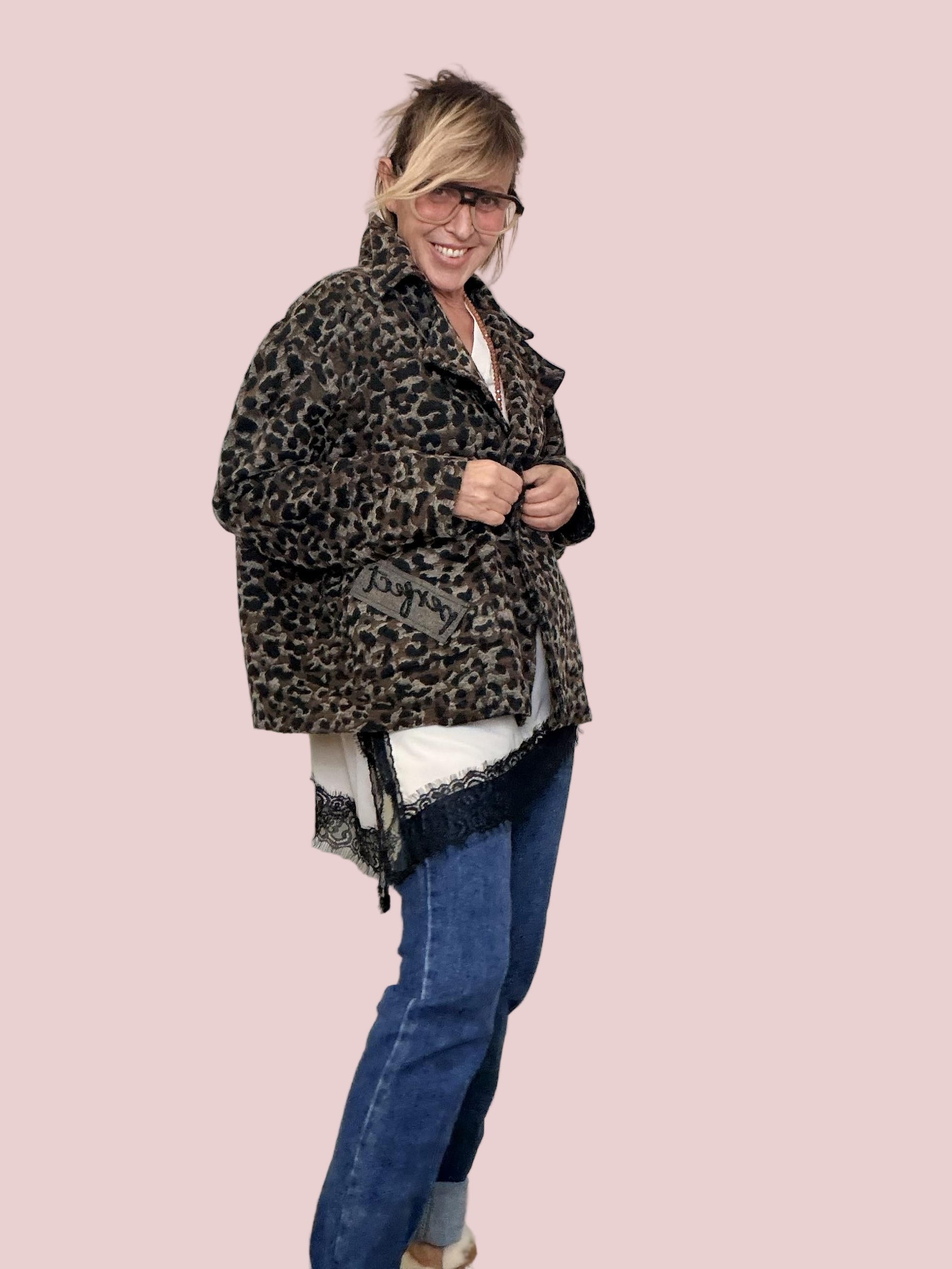 DEJA VU - Cappotto Wild Attitude A25DL618/ ANIMALIER DEJA VU 