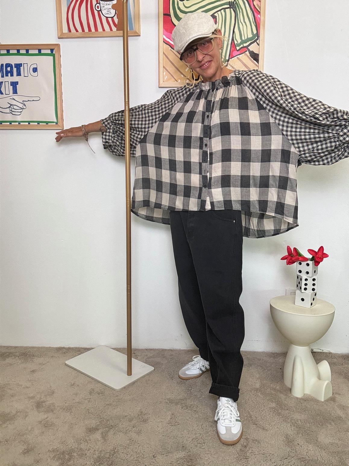 FEMALE - Blusa Mix&Match NERO W5890/ NERO FEMALE 