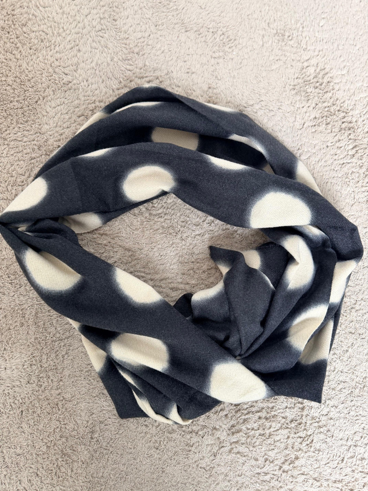 DEJA VU - SCIARPA A POIS NERO A25MM902/ NERO DEJA VU 