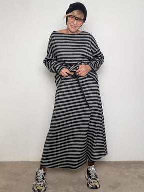 SOUVENIR - Gonna Stripe Vibes S38M1274/ GRIGIO SOUVENIR 