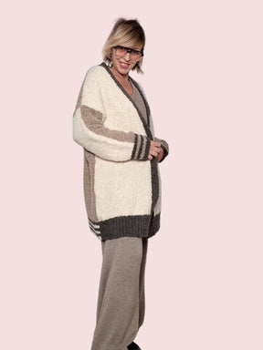 SUSY STAR - CARDIGAN COZY BLOCK ST3WB101/ FANGO SUSY STAR 