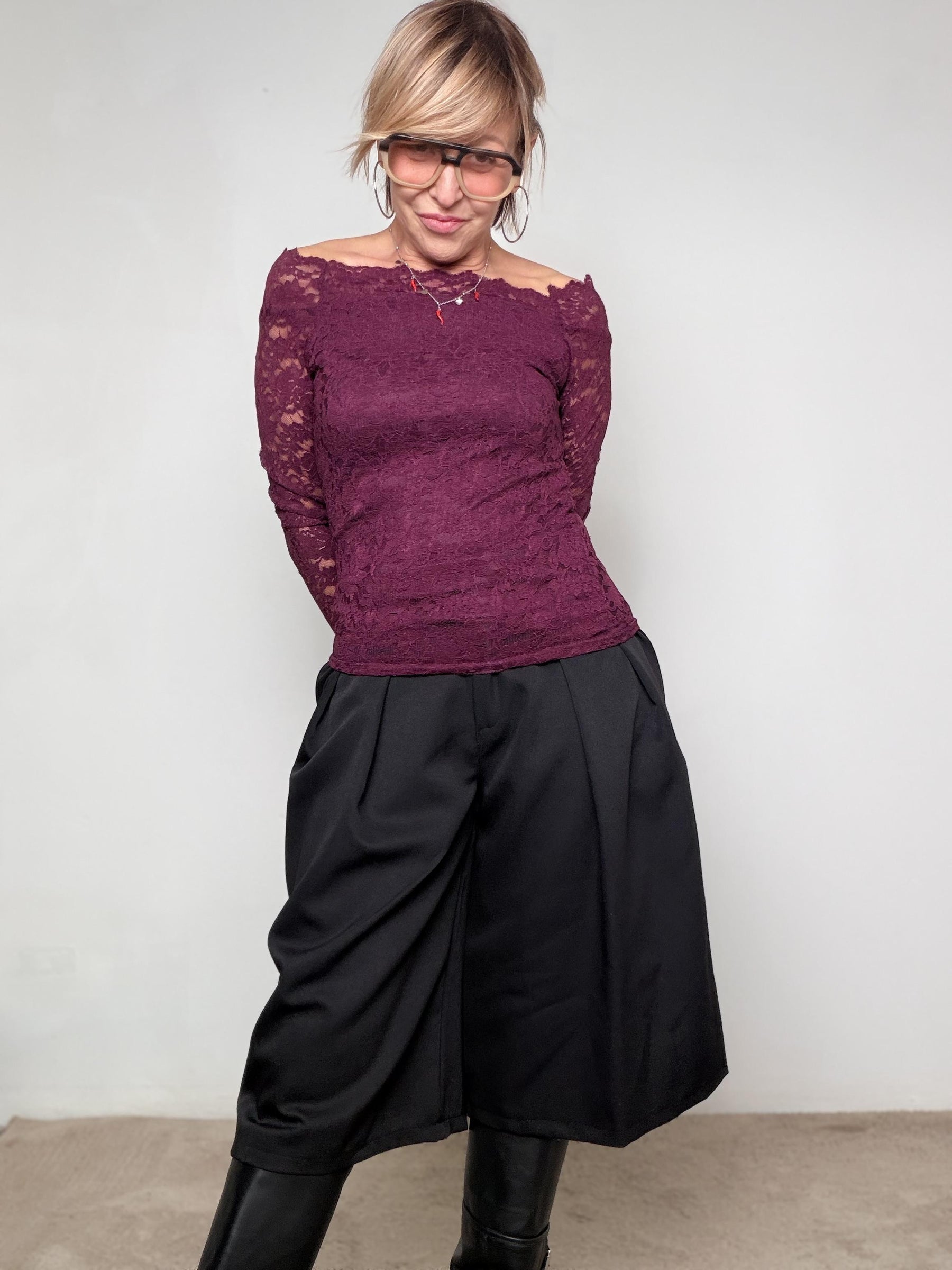 FEMALE - Maglia Lace Charm VINO M13217/ VINO FEMALE 