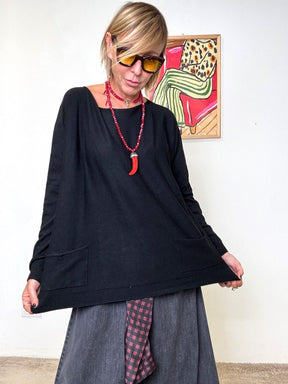 SUSY STAR- Maglia Easy Mood nera ST25011/ NERO SUSY STAR 