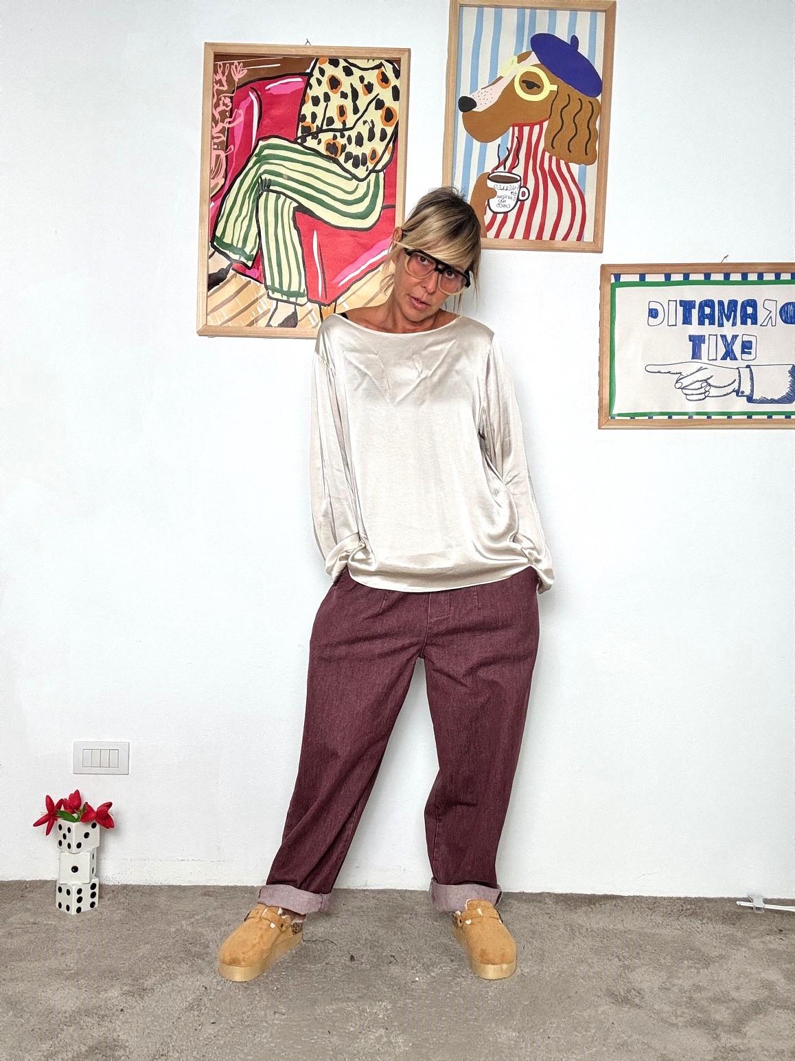 SUSY STAR.- Camicia elasticizzata: eleganza e comfort in un unico capo BURRO STFA411BU/ LANA SUSY STAR 