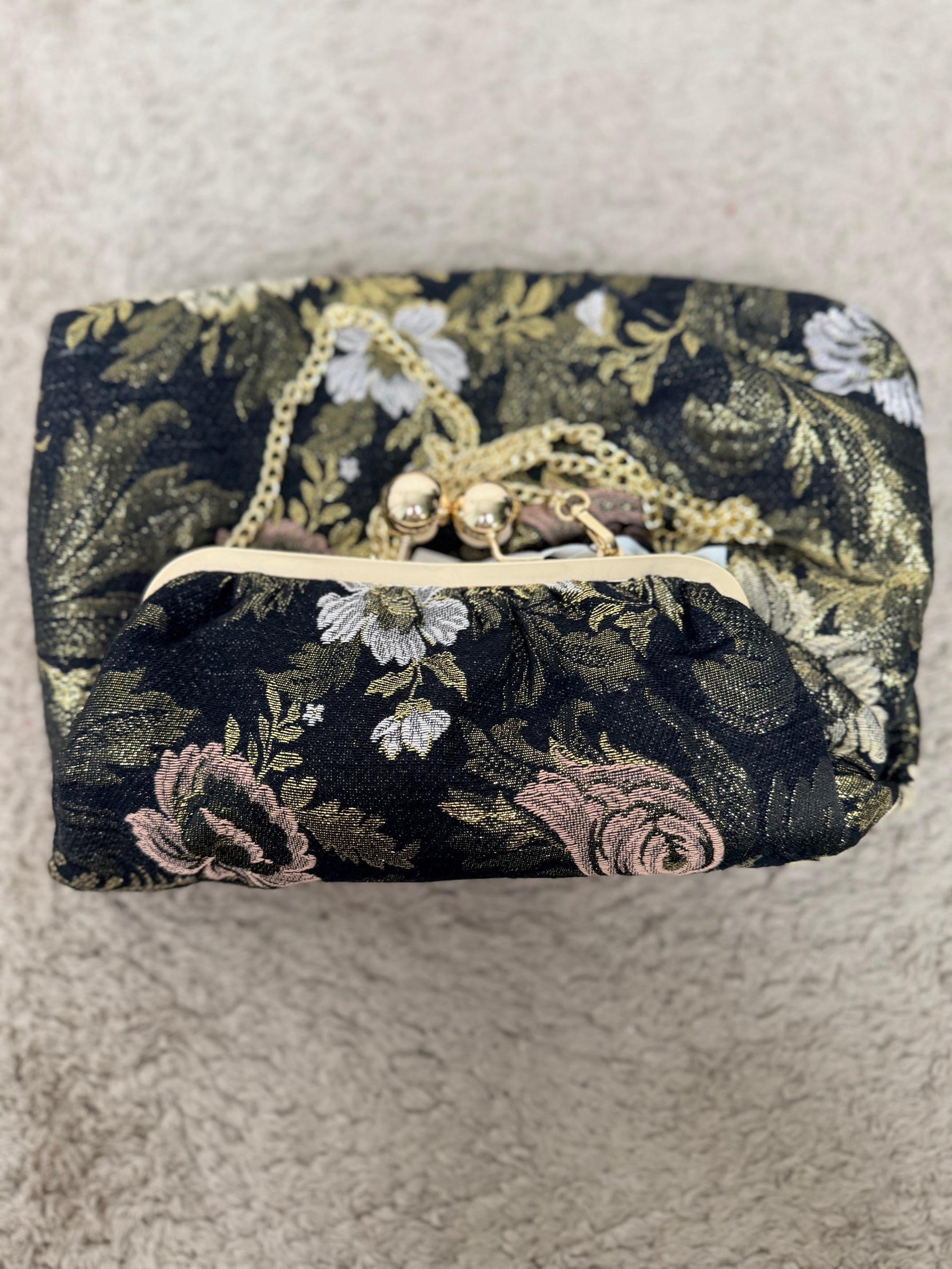 SUSY MIX - Borsa Vintage Bloom 547B/ NERO SUSY MIX 