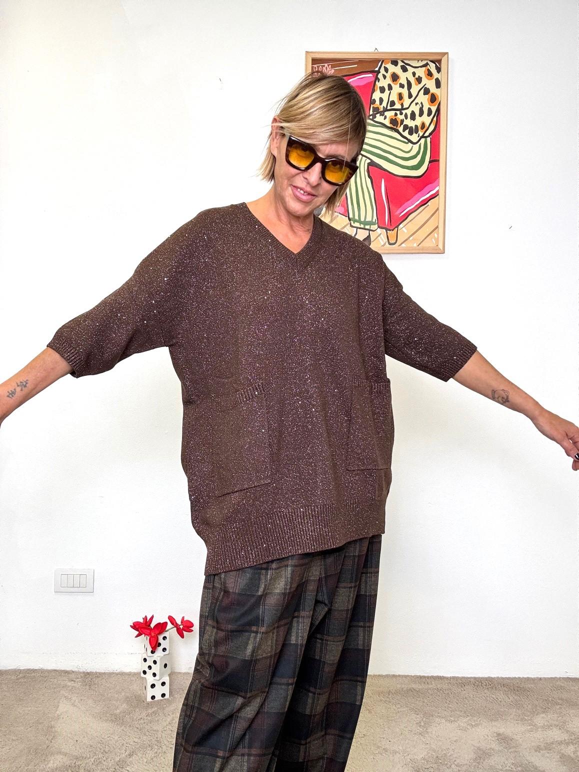 SUSY STAR - MAGLIA Gleam moro STLZ66770/ MORO SUSY STAR 