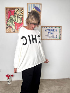 SUSY STAR - Maglia Chic Vibes CREMA ST78397/ CREMA SUSY STAR 