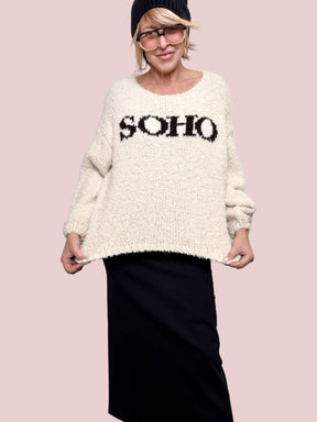 FEMALE - MAGLIA SOHO IN FILATO MORBIDO  URBAN CHIC A PROVA DI FREDDO PANNA 9620/ PANNA FEMALE 