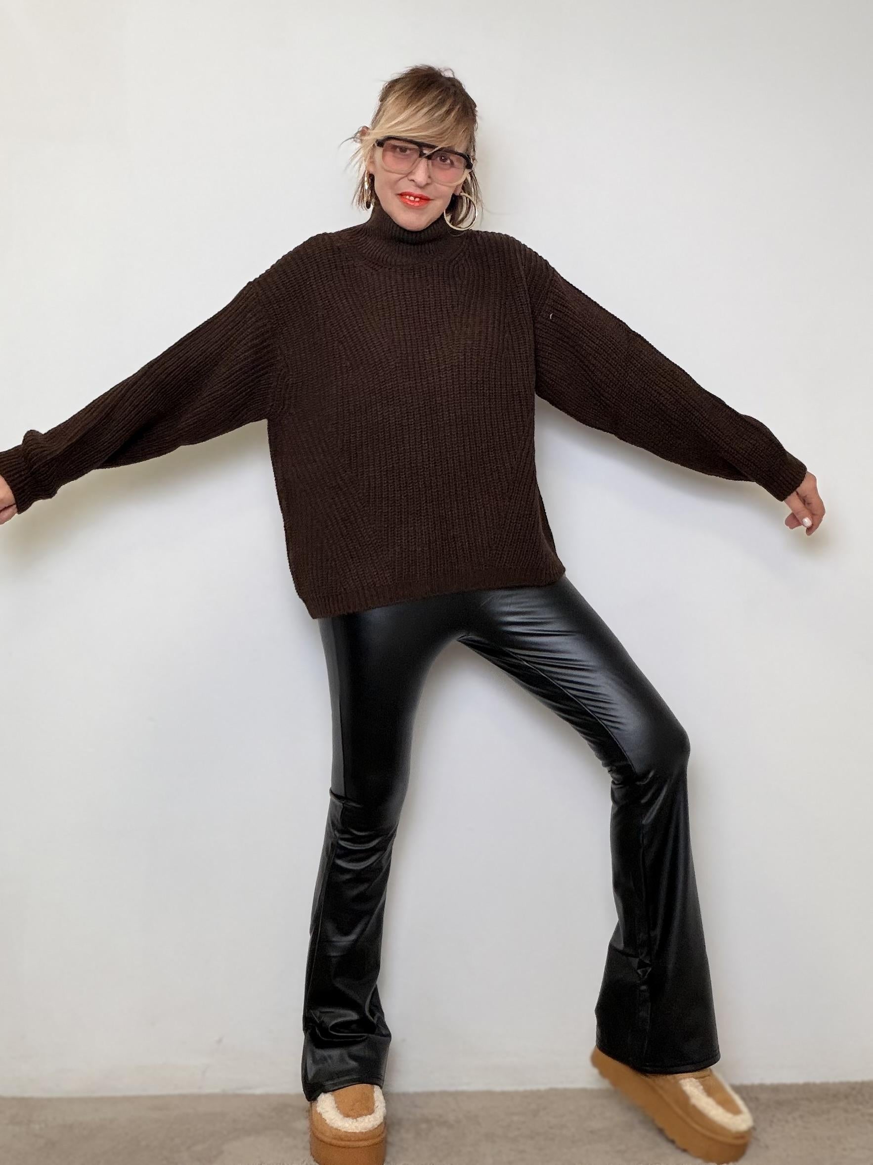 FEMALE - LEGGINGS EFFETTO WOW NERO ZP180005/ NERO FEMALE 