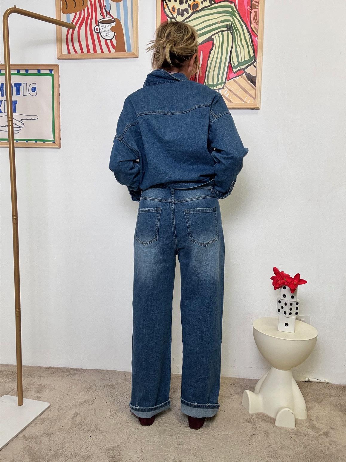 FEMALE - Camicia Over in Denim Unisex WY128/ JEANS FEMALE 