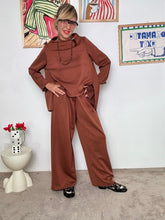 FEMALE - Pantalone Ampio Passeggiata Zen ruggine 35791KQC/ RUGGINE FEMALE 