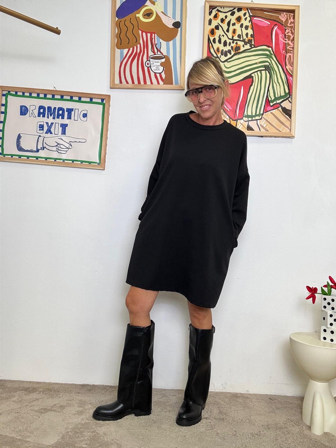 FEMALE - ABITO IN PUNTO MILANO  Comfort da urlo, stile senza sforzo! nero 38521TCB/ NERO FEMALE 