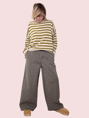 DEJA VU - Maglia Maxi Stripes Soft  la rigata che non ti stanca mai OLIO A25SS415/ OLIO DEJA VU 