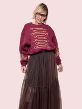 DEJA VU - FELPA MAJORETTE CHIC BORDEAUX S38M1508/ BORDEAUX SOUVENIR 