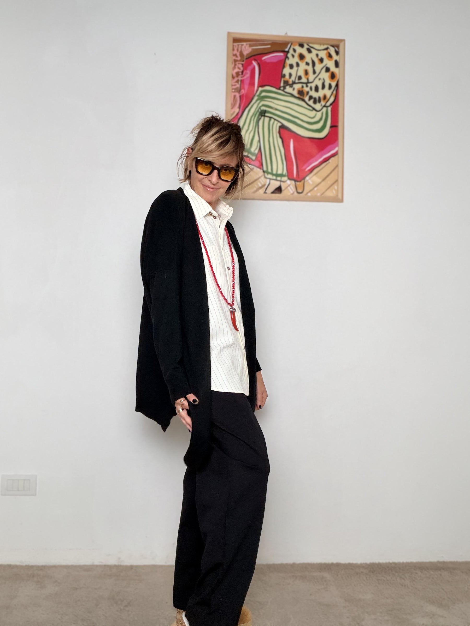 DEJA VU - CARDIGAN SOFT MOVE A25IL601/ MORO DEJA VU 