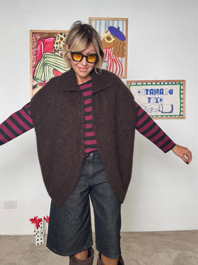 FEMALE - CARDIGAN MOCHA CM1671/ MARRONE FEMALE 