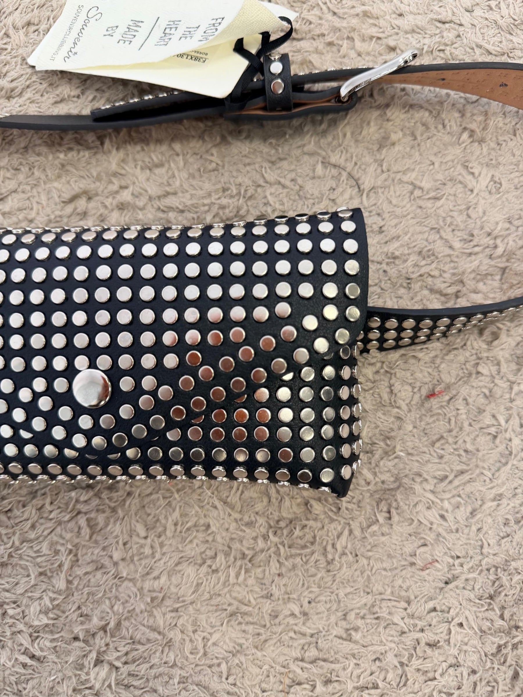 SOUVENIR - Borsa Cintura Hands Free Glam F38X1304/ NERO SOUVENIR 