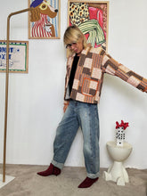 FEMALE- Giacca Kimono Patchwork  LArte dellEclettismo G11871/ MORO FEMALE 