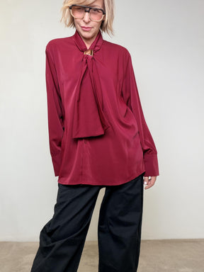 SUSY STAR - Camicia con Nodo Frontale VINO STLS1037/ VINO SUSY STAR 