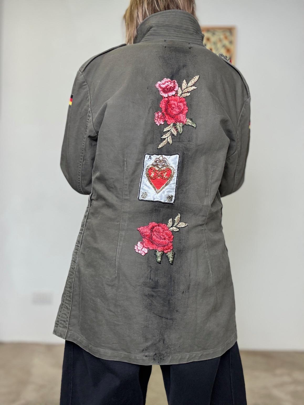 AB PINK - LOVE SOLDIER GIACCA CARTA/ MILITARE AB PINK 