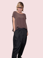 DEJA VU - Pantalone Balloon Comfort A25RH201/ NERO DEJA VU 