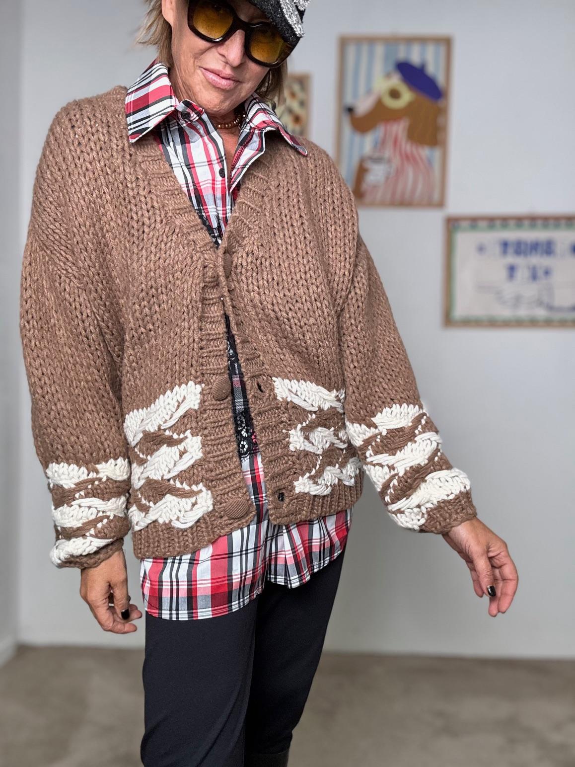 FEMALE - CARDIGAN CANYON CAMEL VA603/ CAMEL FEMALE 