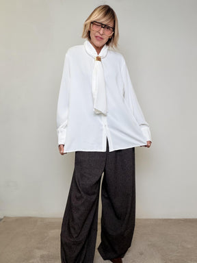 SUSY STAR - Camicia con Nodo Frontale BEIGE STLS1037/ BEIGE SUSY STAR 