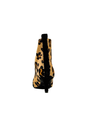 DIVINE FOLLIE - Tronchetti animalier leopardati  Tacco basso REIN/ LEO DIVINE FOLLIE 