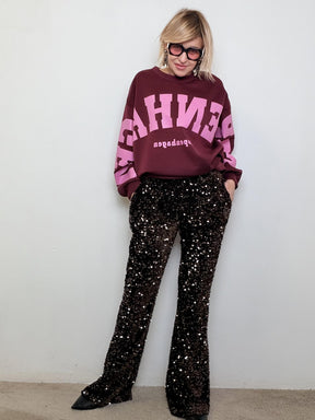 FEMALE - Pantalone Disco Mood 60070/ MORO FEMALE 