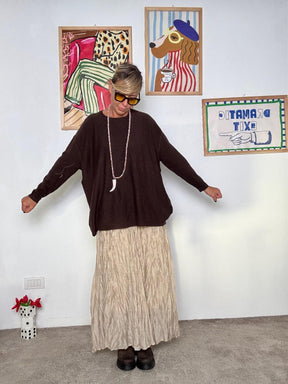 FEMALE - Maglia morbida con stile casual-chic MORO ZM190008/ MORO FEMALE 